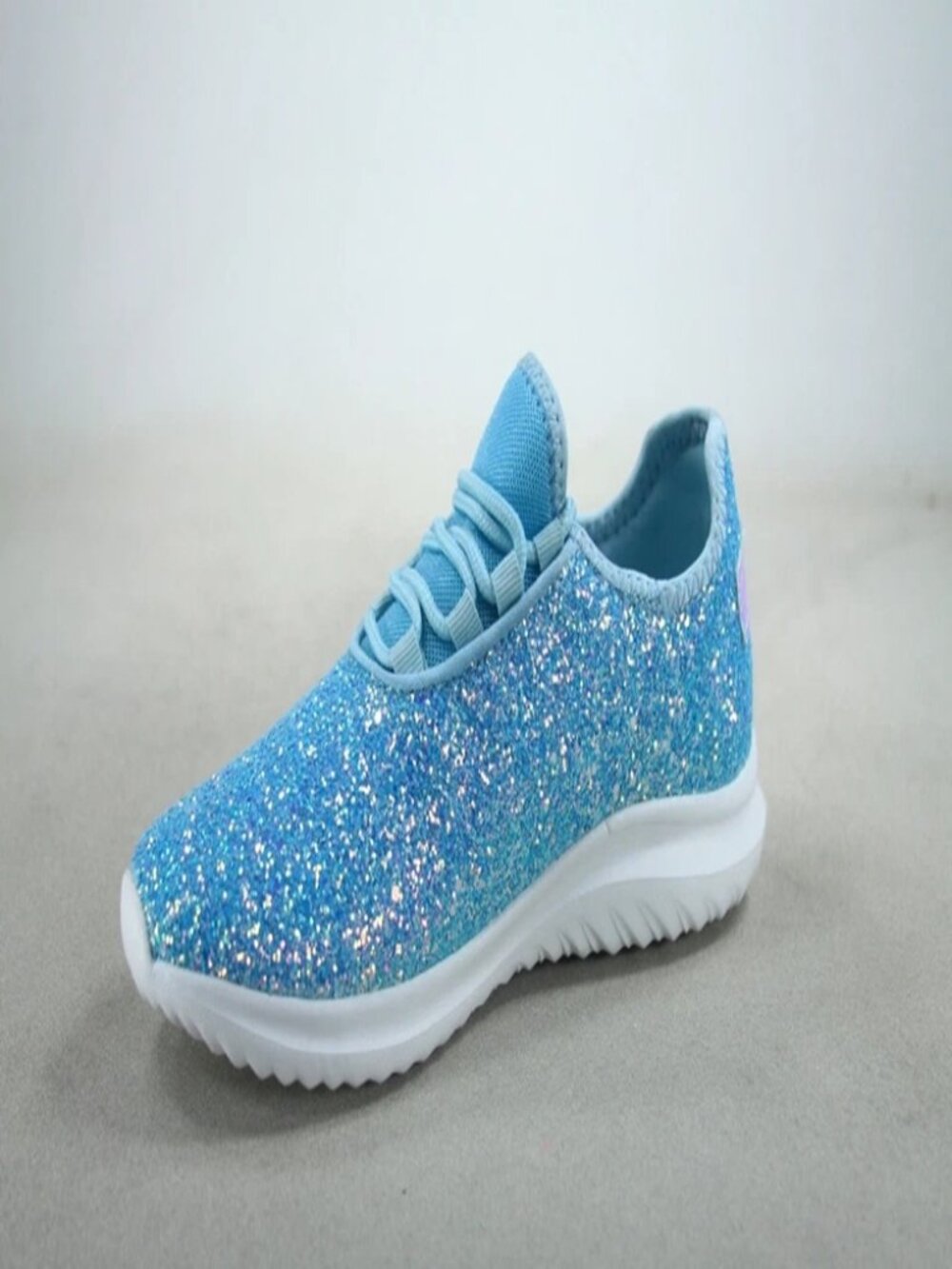 Women's Fashioin Glitter Sparkly Lightweight Metallic Tennis Sneaker Shoes